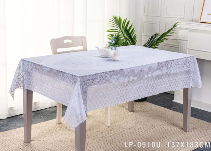 Клеенка - скатерть ажурная Lace 137х183см 10шт. в рулоне Grace LP-0910U