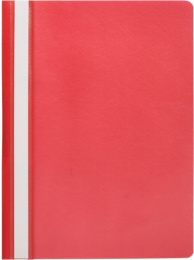 Скоросшиватель пластиковый красный 150мкм ПС-220 КРАСНЫЙ