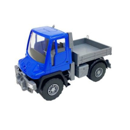 Машина пластиковая Самосвал бортовой Мерседес Unimog U 500 Люкс 17,5см, в сетке Лена 08129
