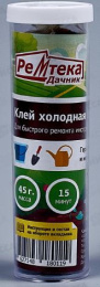 Клей (холодная сварка) Дачник 45г, в тубе Ремтека РК 0105