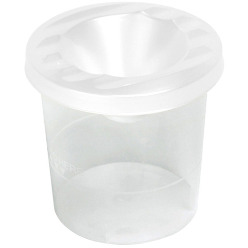 Стакан-непроливайка одно отделение Гамма, белый 10122032