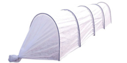 Парник Эконом с укрывным материалом №35 4,5х0,9х0,8м дуга пластиковая d-1,6см l-2,3м (5шт.) без клипсов Садовита