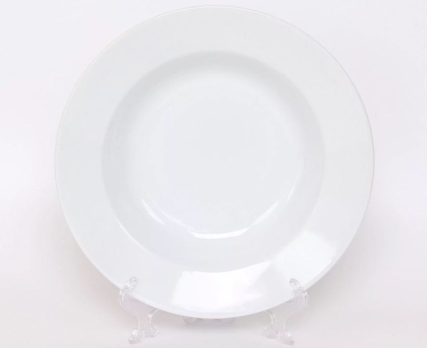 Тарелка фарфоровая глубокая 230мм/350мл Белье Сирвана 1049005