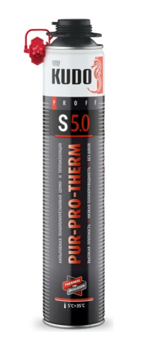 Теплоизоляция напыляемая пенополиуретан. высок.плотн.1000мл 950 гр.баллон KUPHTER10R25+