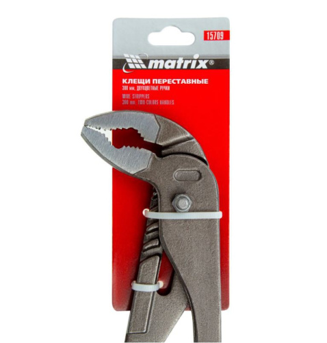 Клещи 300мм переставные с обливными ручками Matrix 15709