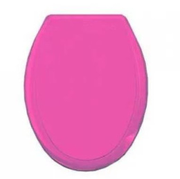 Сиденье для унитаза пластиковое Ракушка, розовый Океан 104-403-00-03