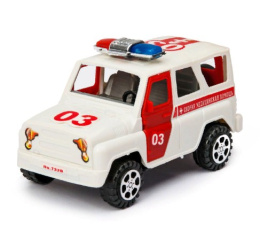 Машина инерционная пластиковая Скорая помощь 14,5х7,5х8см, в пакете 409975