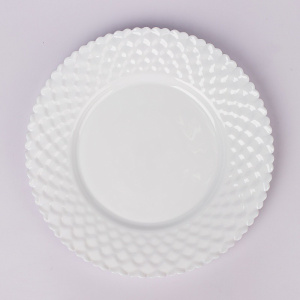 Тарелка стеклокерамическая мелкая 250мм White Pars Opal PO-250P