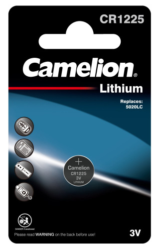 Батарейка Camelion литиевая CR-1225 ( 1шт. на блистере) ЭН-3608