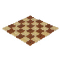 Подставка под горячее бамбуковая квадратная 19х19см Клетка 888-028