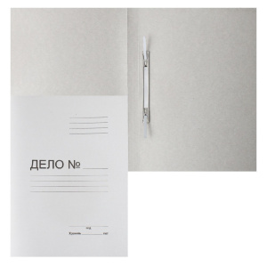 Скоросшиватель картонный Дело 290г/м, немелованный 1710