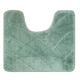 Коврик напольный для туалета U-type на латекс. основе  45х 55см толщина 11мм, св.зеленый Banyolin