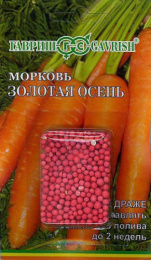 Морковь  гранулированная Золотая осень 300шт. цветной пакет Гавриш