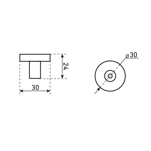 Ручка-кнопка мебельная StahlBuro AP2401 2шт., CP хром StahlBuro 42291