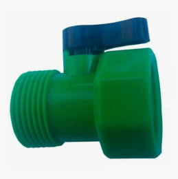 Кран пластиковый 3/4" наружный - 3/4" внутренний, Оазис Инструм-Агро 012614