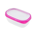 Контейнер для СВЧ пластиковый 0,50л прямоугольный Премиум Полимербыт С560