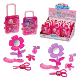 Набор Парикмахера  7 предметов Красотка, в ассортименте, в чемоданчике Наша Игрушка JX-2040