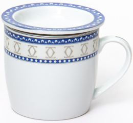 Кружка заварочная фарфоровая 350мл с металлическим ситом Венера Тания, в п/у Guterwahl 114-19045