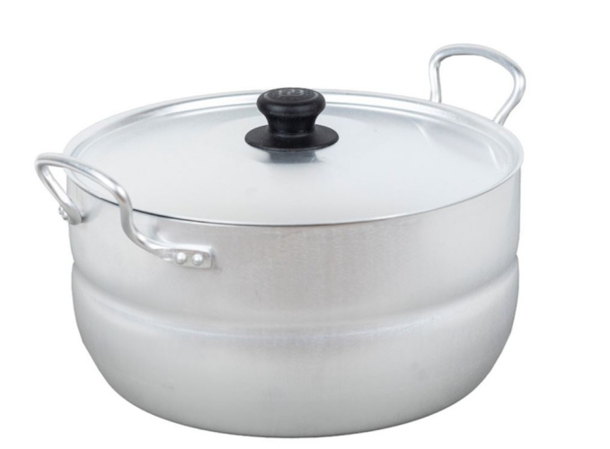 Кастрюля алюминиевая 10л Калитва 1100