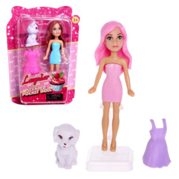 Кукла  9 см Лили, с аксессуарами, в ассортименте, на блистере 4666805