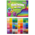 Пластилин 80 цветов Луч, 690г, со стеком 36С 2382-08