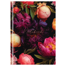 Блокнот А5  80 листов Биз BG Flowers, книжный переплет евроформат ББ5Т80_ЛГ 09337