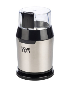 Кофемолка электрическая 200Вт, HS-2036, вместимость 50г, черный HomeStar 105768