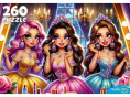 Пазлы  260 элементов Принцессы у зеркала Х260-4550