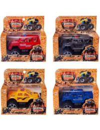 Машина инерционная пластиковая Джип Полиция 12х7х6см, в ассортименте, в коробке ABtoys C-00473/601736