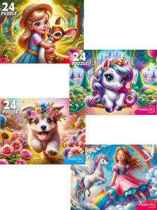 Пазлы   24 элемента Лучшие пазлы для девочек П24-3467