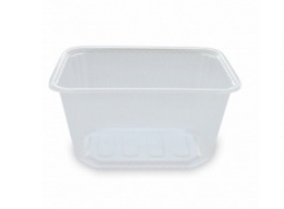 Контейнер одноразовый пластиковый с крышкой 186х132мм 1500мл Юпласт ЮУПМ3322