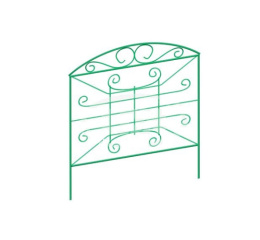 Забор металлический 0,76х0,62м (комплект из 5 секций) Классик LDN
