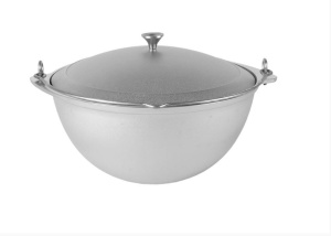 Котел походный алюминиевый литой  7,0л с крышкой Kukmara кп70