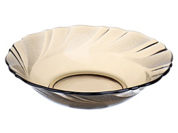 Тарелка стеклянная Alta Marea глубокая 200мм дымка Ca del Vetro 62200-01