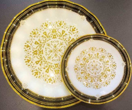 Набор тарелок стеклянных 7шт. мелкие (1шт.-300мм, 6шт.-180мм) в п/у Royal Glass 7036/92