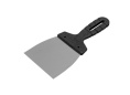 Шпатель нержавеющий 100мм пластиковая ручка Сибртех 85435
