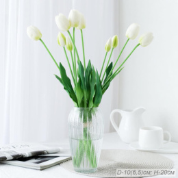 Ваза для цветов керамическая h-20см, без упаковки WRD-124/730452