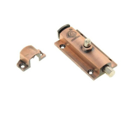 Шпингалет KL-600 AC, медь, 75мм 41947