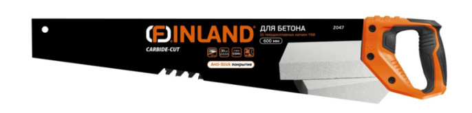 Ножовка по бетону 600мм 30 зубьев двухкомпонентная ручка Finland 2047