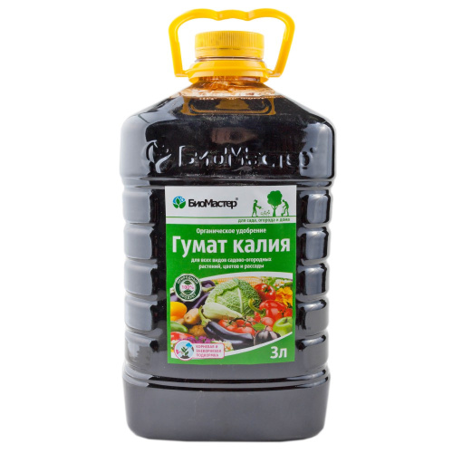 Гумат калия 3,0л органическое БиоМастер