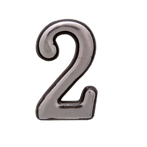 Цифра 2, хром Аллюр 26322