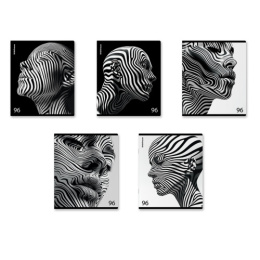 Тетрадь  96 листов ErichKrause Nirvana Mix-Pack 56323