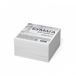 Блок для записей 9х9х5 ErichKrause, белый 39094