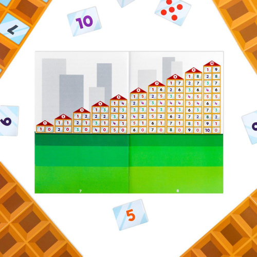 Игра настольная обучающая Математические домики, 4+ Лас Играс 4562800