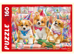 Пазлы  160 элементов Милые корги П160-7122