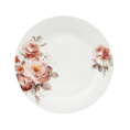 Тарелка фарфоровая мелкая 175мм Романтика Фокус т7-17023