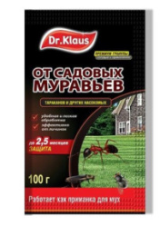 Гранулы от мух, муравьев, тараканов и других насекомых 100г саше Dr.Klaus DK06320081