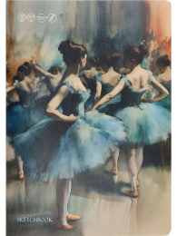 Тетрадь  20 листов А4 скетчбук Выступление балерин-1 20-0310