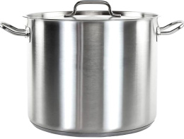 Кастрюля из нержавеющей стали 13,0л металлическая крышка, Professional Appetite SH12132