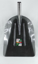 Лопата совковая рельсовая сталь 35х46см увеличенная, с ребрами жесткости, без черенка, серия Base Mawipro Z-2